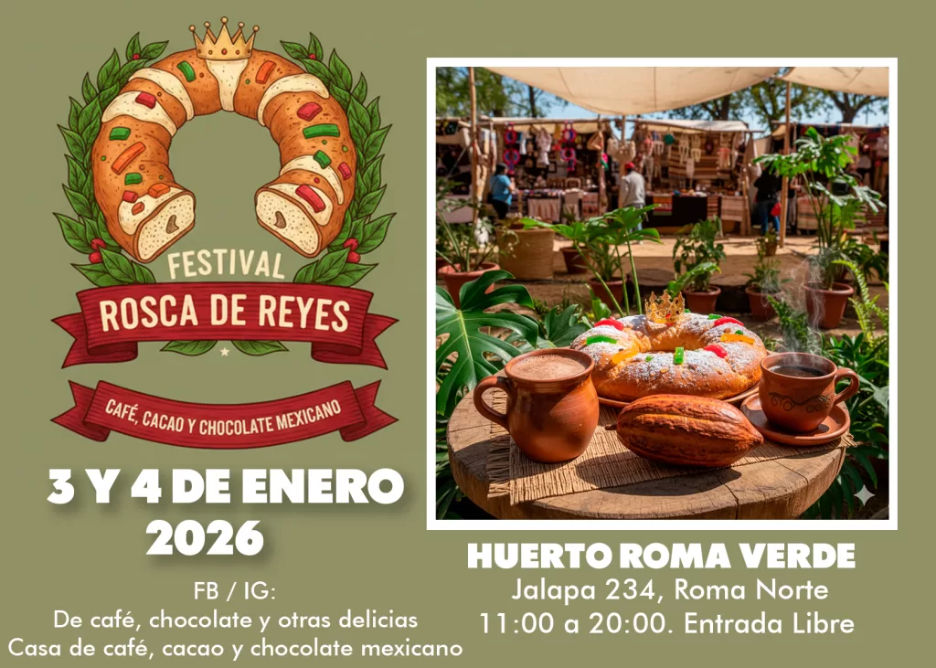 Festival Rosca de Reyes, café y chocolate