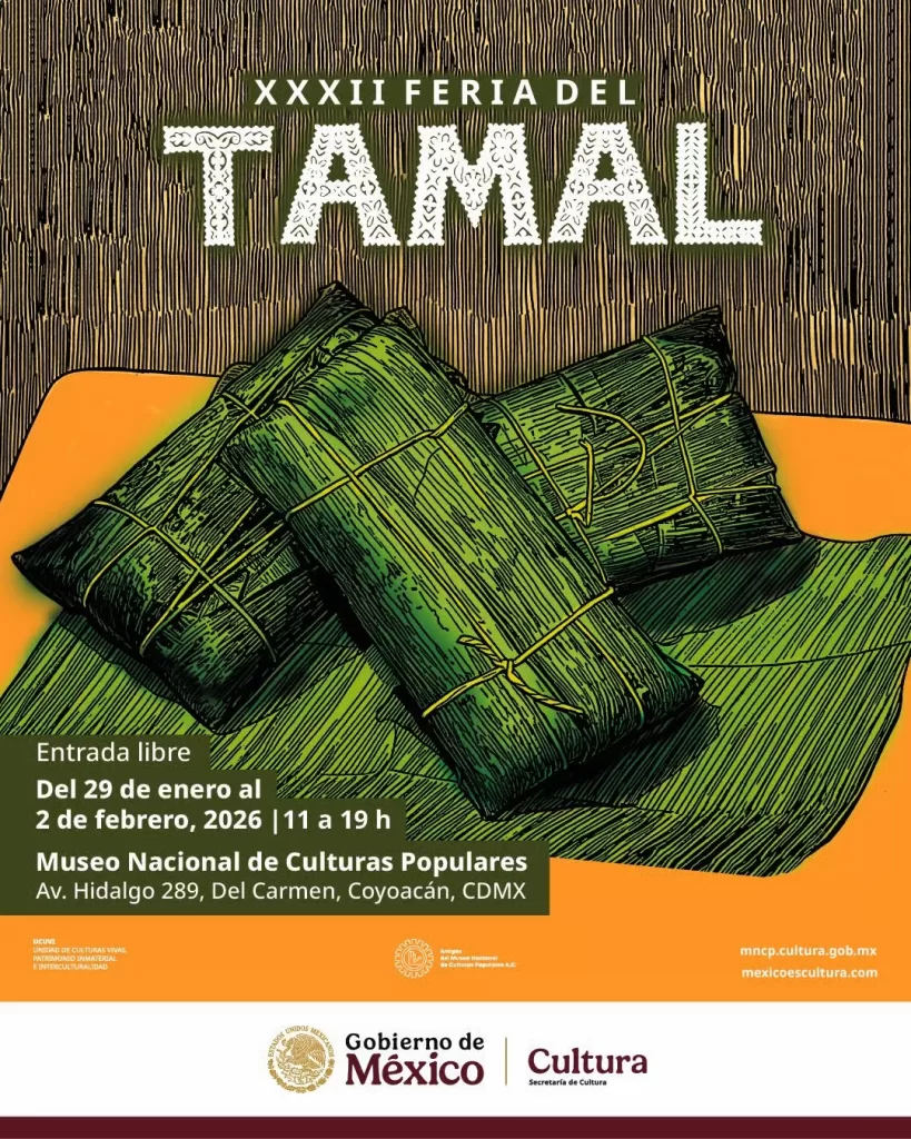 La Feria del Tamal 2026 regresa a Coyoacán con entrada libre